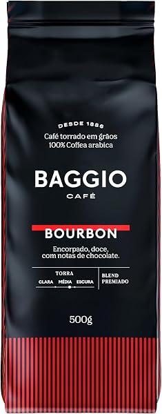 Baggio Café Bourbon Espresso em Grãos 500 g