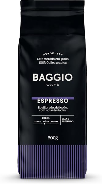 Baggio Café Espresso em Grãos 500 g