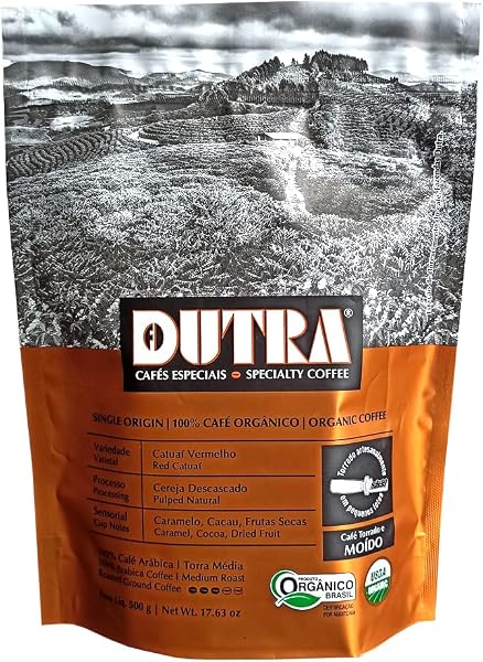 Café Dutra Orgânico Especial Torrado e Moído 500g