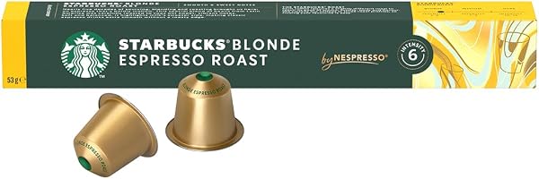 Café em Cápsula Starbucks Blonde Espresso Roast by Nespresso, 10 Cápsulas