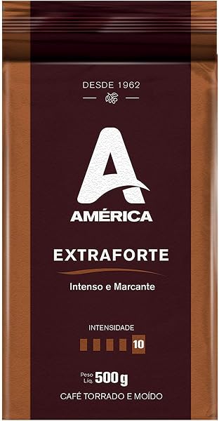 Café Torrado e Moído América Extraforte Vácuo 500g