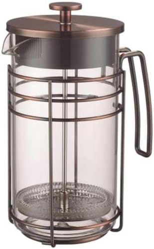Cafeteira Francesa Oxford em Vidro e Aço Inox 350 ml
