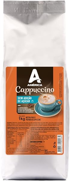 Cappuccino em Pó América Sem Adição de Açúcar 1kg