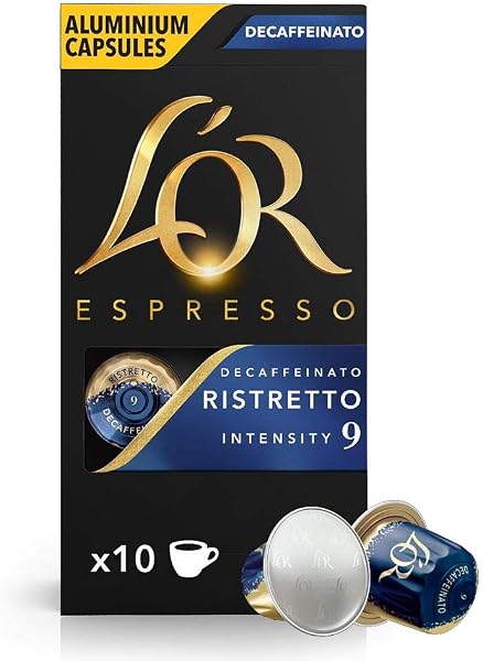 Cápsulas Café L'OR Ristretto Decaffeinato — 10 Unidades 52g