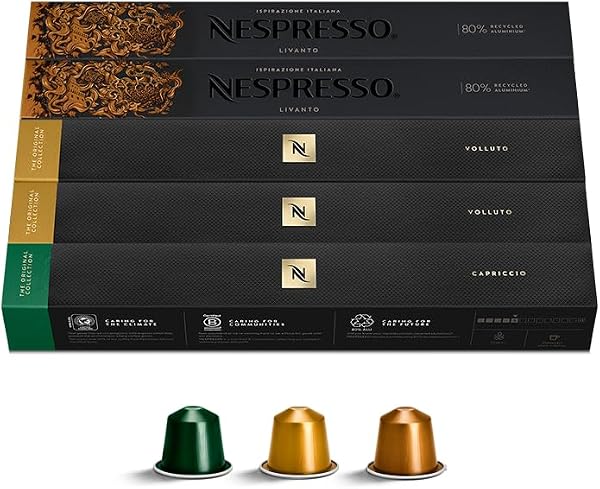 Cápsulas de Café Original Nespresso Equilibrado, 50 Cápsulas