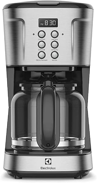 Electrolux Cafeteira Elétrica Digital ECM30 Inox 38 Xícaras 127V