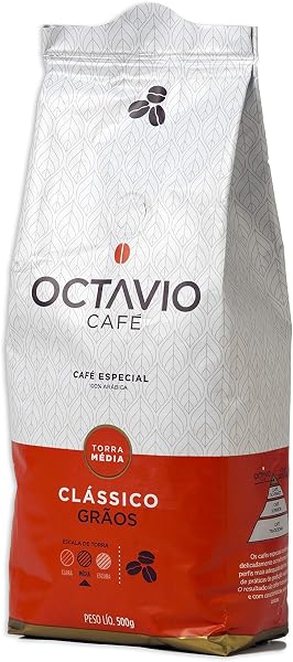 Octávio Café Torrado em Grãos Clássico Especial 500g