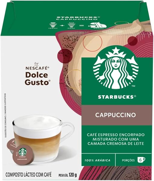Starbucks Cappuccino Nescafé Dolce Gusto 12 Cápsulas