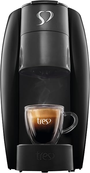 TRES 3 Corações Cafeteira Espresso e Multibebida LOV Preta 220V