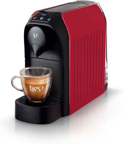 TRES 3 Corações Cafeteira Espresso e Multibebida Passione Vermelha 127V